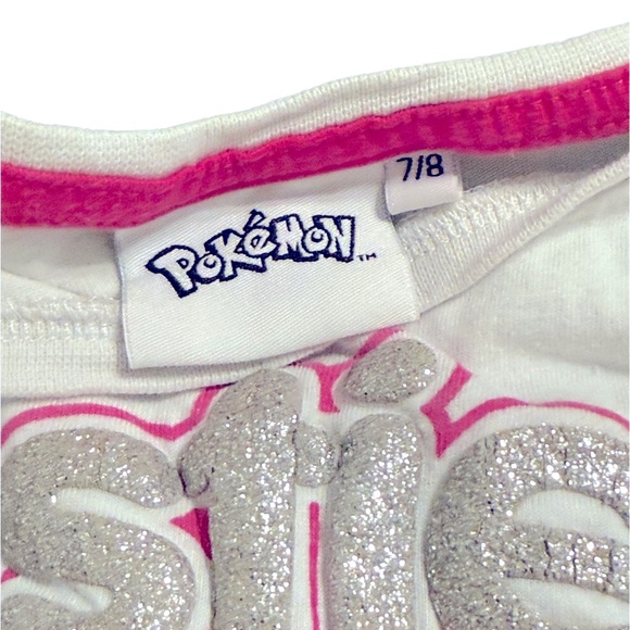 Pokemon Pikachu and Eevee Pajama Set - White and Pink - Picture 2 of 2